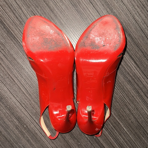 CHRISTIAN LOUBOUTIN red Corsetica Pumps size 40 - Picture 6 of 8